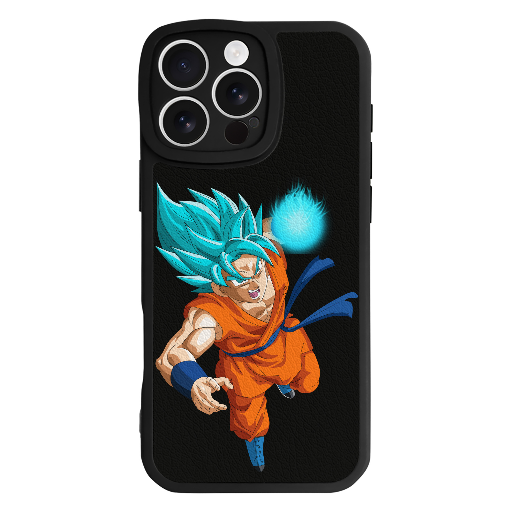 （画像用） ドラゴンボール 孫悟空（そん ごくう）Son Goku カカロット DRAGON BALL Kakarotto 【iPhone 16シリーズ対応】シリコンスマホケース（レザー調） 材質：シリコン